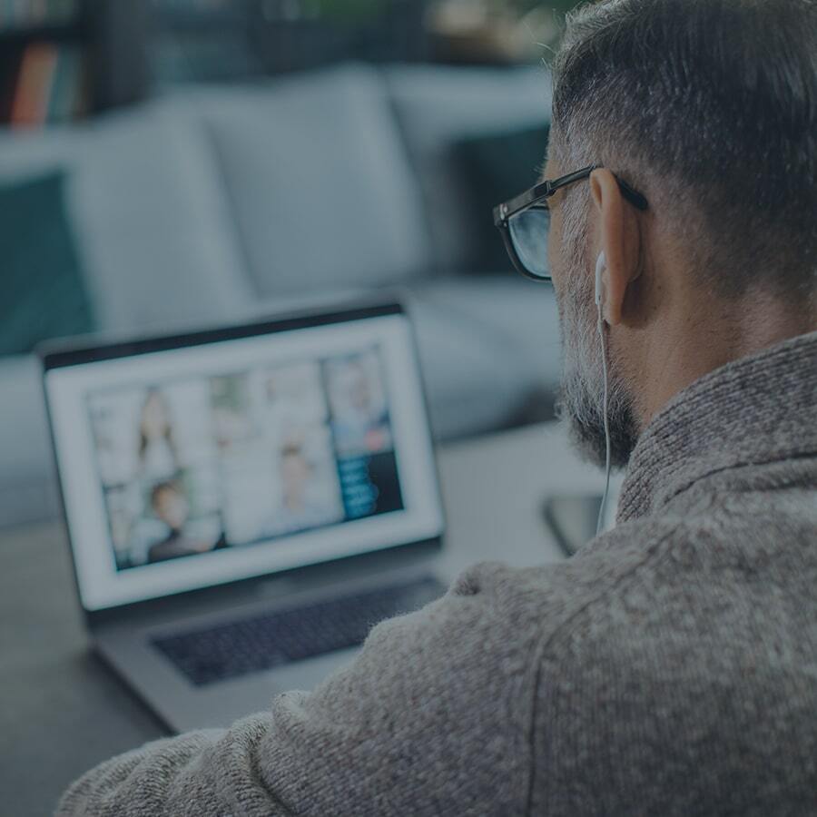 Man on laptop