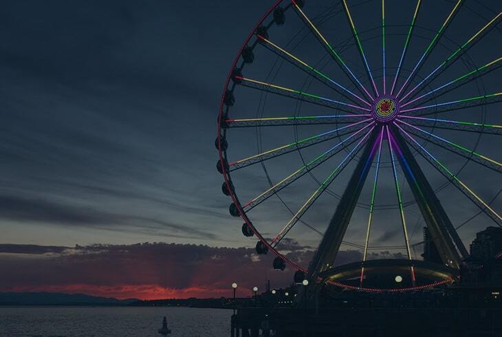 Rainbow Ferris Wheel